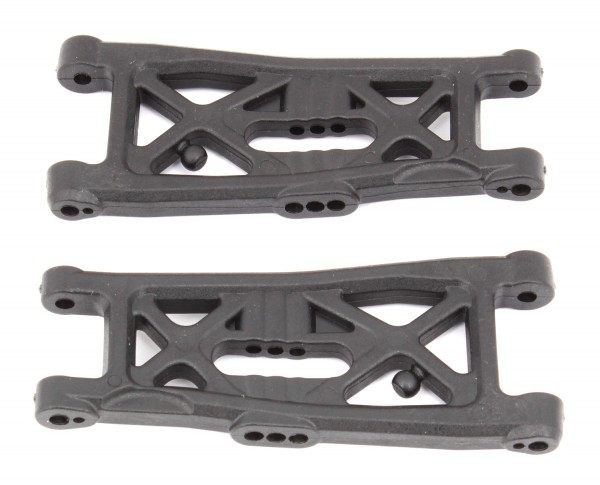 Team Associated 91872 - B6.3 - Factory Team Front Suspension Arms, gull wing, carbon fiber (2 pieces)