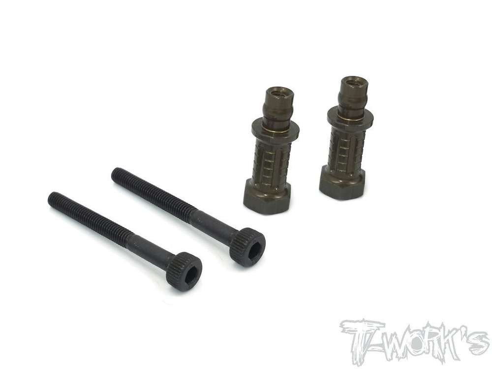 T-Work's TO-240-A-5 - Alu Shock Standoffs - for Asso RC8 B3.1 - +5mm (2 pcs)