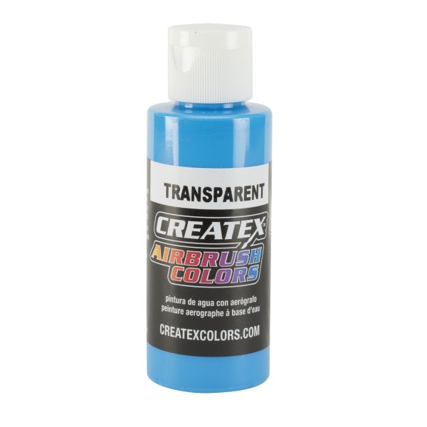 Createx 5105 - Airbrush Colors - Airbrush Paint - TRANSPARENT CARIBBEAN BLUE - 60ml