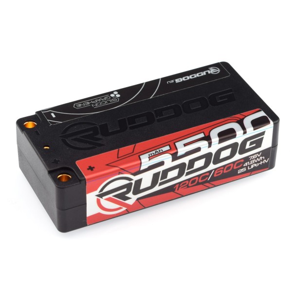 Ruddog Products 0725 - 120C/60C HV LiPo Battery - 5500mAh - 7.6V - 2S
