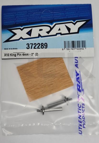 XRAY 372289 - X10 2022 - King Pin 4mm - 2° (2 Stück)
