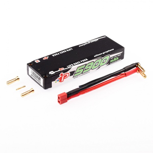 Intellect IP-CC2S5900PT2 - Ultra LCG Stick - 7.6V - 5900mAh - 120C - 2S HV LiPo Hardcase Graphene Battery