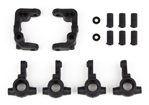 Team Associated 91901 - RC10B6.4 - -1mm Scrub Caster and Steering Blocks - Set