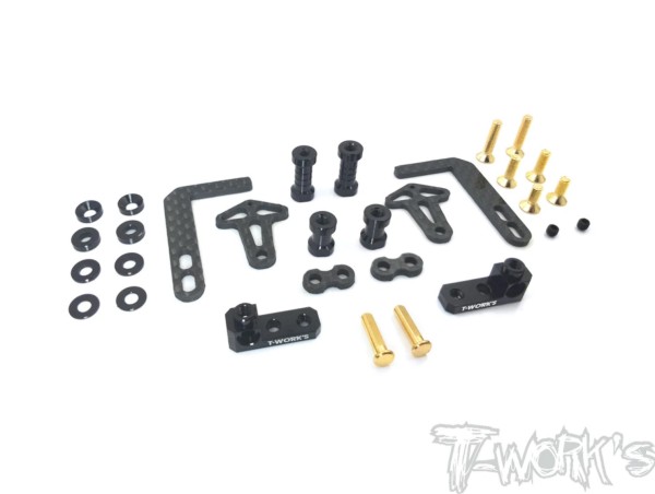 T-Work's TE-212-BD9 - Tuning Akkuhalter für Yokomo BD9 / BD10 - Alu