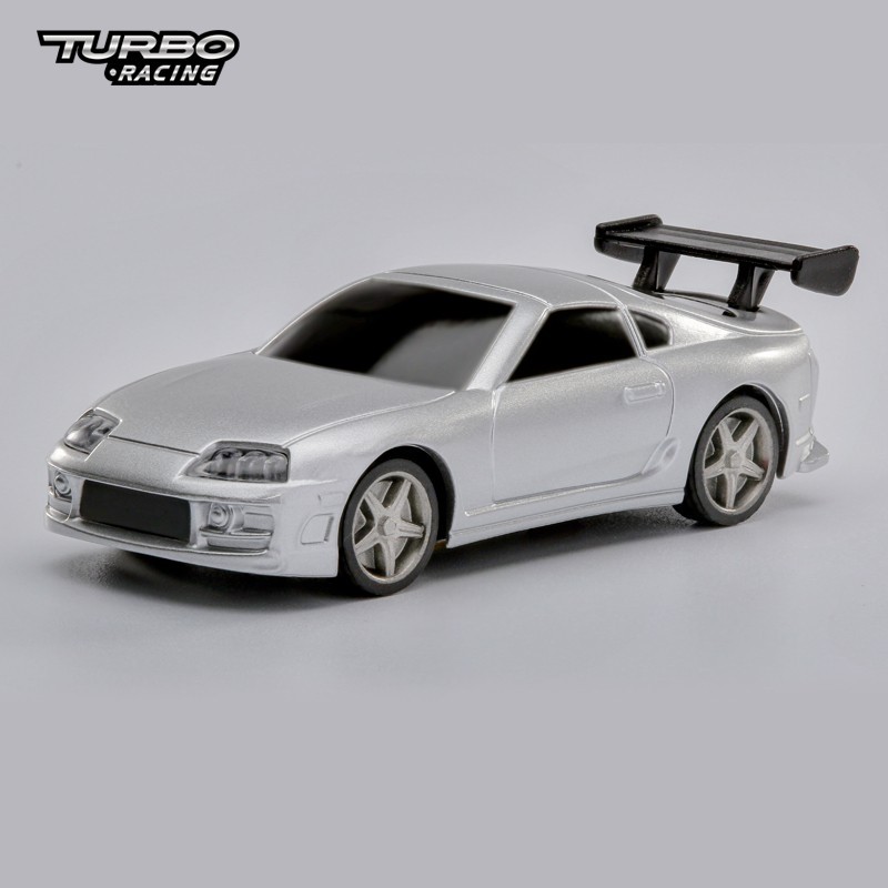 Turbo Racing - TB-760072 - Display Car - Bodyshell + Wheels - for 1:76 Turbo Cars - SILVER