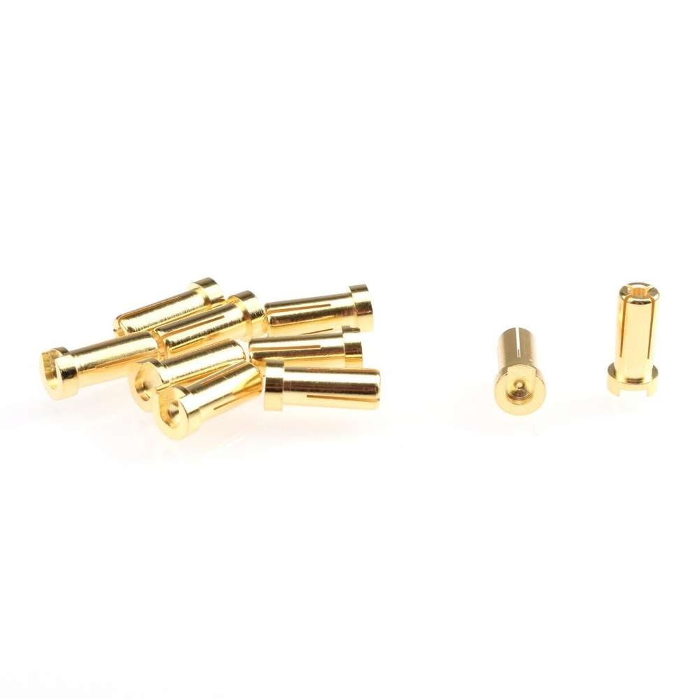 Ruddog Products 0265 - 5mm Gold Plug Male 14mm (10 pieces)