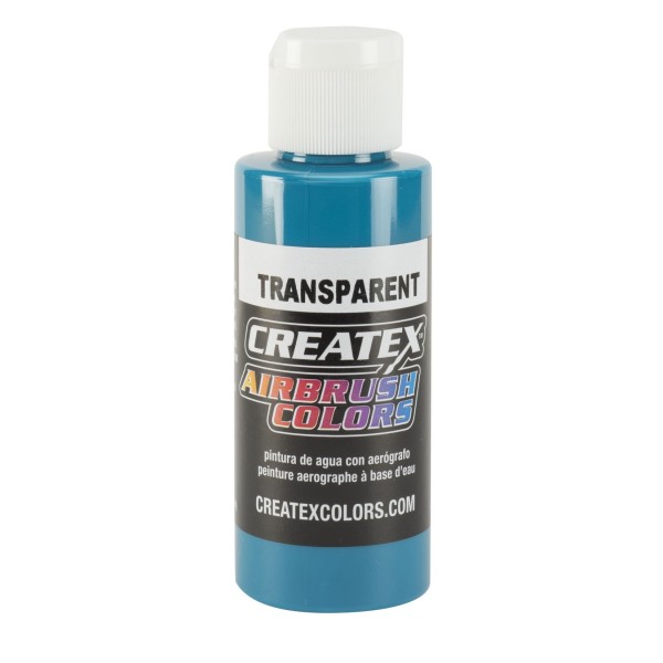 Createx 5112 - Airbrush Colors - Airbrush Paint - TRANSPARENT TURQUOISE - 60ml