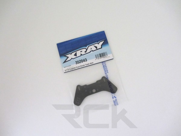 XRAY 352043 - GTXE 2023 - Carbon Front Dämpferbrücke 4mm