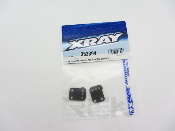 XRAY 353394 - XT8E - Graphite Extension for Alu Rear Upright (1+1)