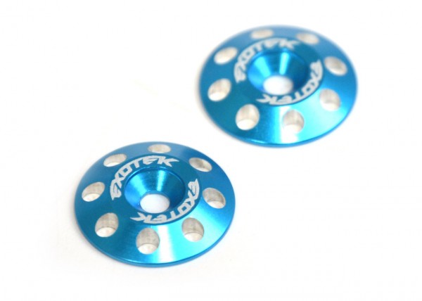 Exotek 1678LBL - FLITE WING BUTTONS, 16MM (2 pieces) LIGHT BLUE