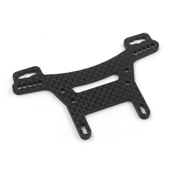 Yeah Racing TXV2-002BK - XV-02 - Tuning Carbon Dämpferbrücke - HINTEN