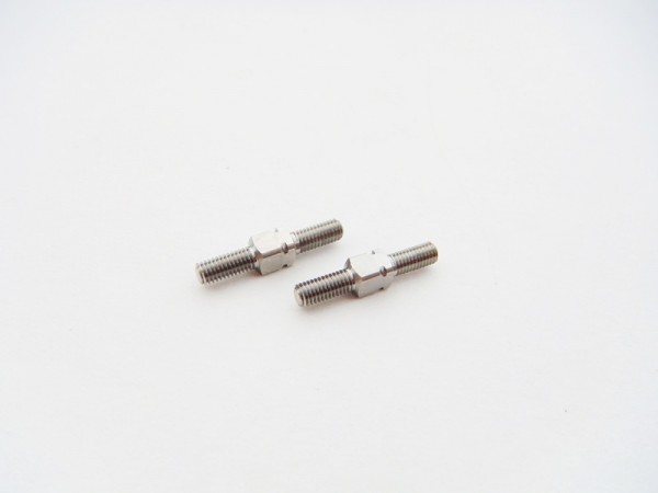 Hiro Seiko 48628 - Titanium Turnbuckle Set - 3x20mm (2pcs)