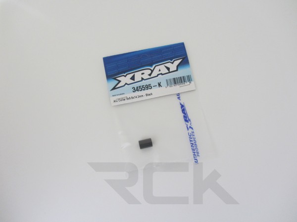 XRAY 345595-K - RX8 2023 - Alu Hülse 8x9.8x14.2mm - Schwarz