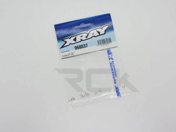 XRAY 968037 - C-Clip - 3.7mm (10 Stück)