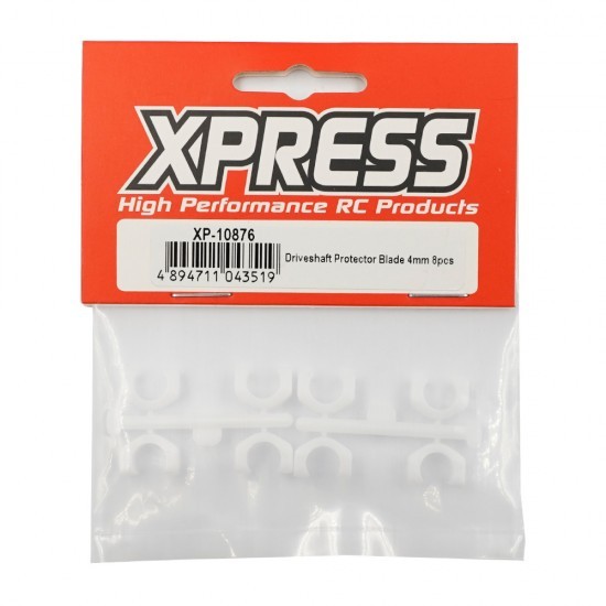 XPRESS 10876 - AT1 / XQ2S / XQ11 - DRIVE SHAFT REPLACEMENT PLASTIC CAP - 4.0mm (8 pcs)