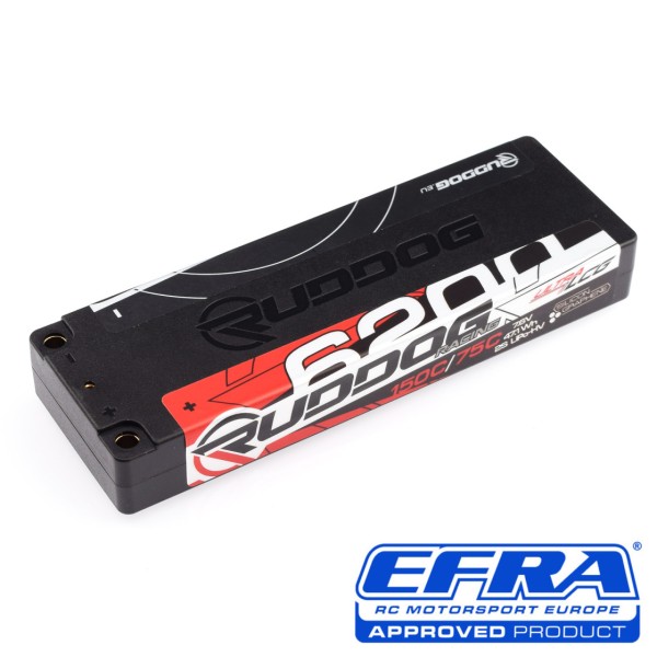 Ruddog Products 0680 - Racing LiPo - Ultra LCG Stick - 6200mAh - 150C/75C 7.6V HV