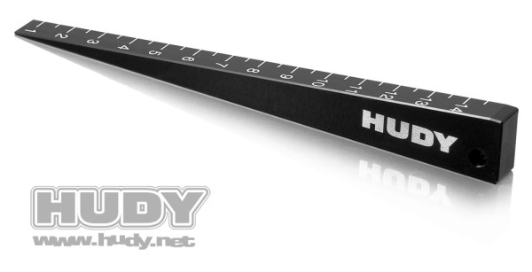 HUDY 107715 - Alu Höhenmesskeil / Höhenlehre stufenlos 0-15mm