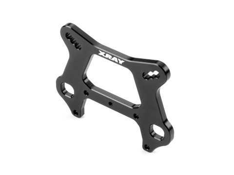 XRAY 352055 - XB8 2025 - Alu Dämpferbrücke Front - Semi-Split Bulkhead - niedrig