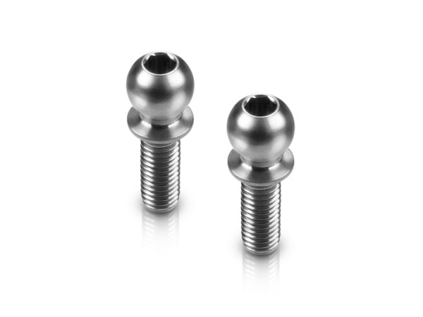 HUDY 990008 - Titanium Ball Head - 4.9mm - M3x8mm (2 pcs)