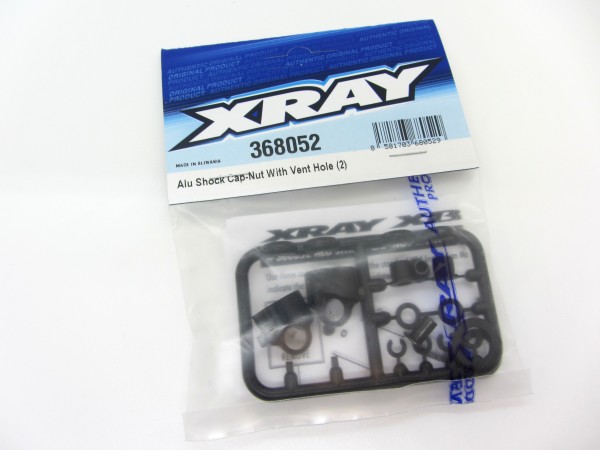 XRAY 368052 - XB4 2022 - Alu Dämpferkappe mit Ventil (2 Stück)