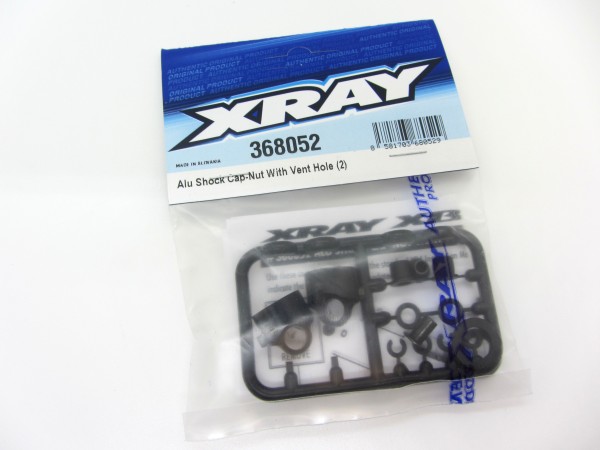 XRAY 368052 - XB4 2022 - Alu Shock Cap-Nut with Vent-Hole (2 pcs)