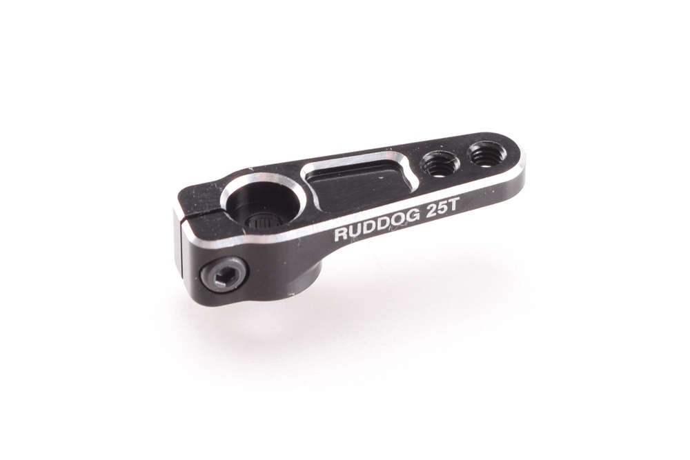 Ruddog Products 0089 - Aluminium Servo Horn 25 Zähne schwarz
