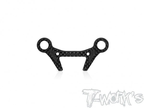 T-Work's TE-203-MTC2 -Graphite Upper Holder for Bumper - for Mugen MTC-2