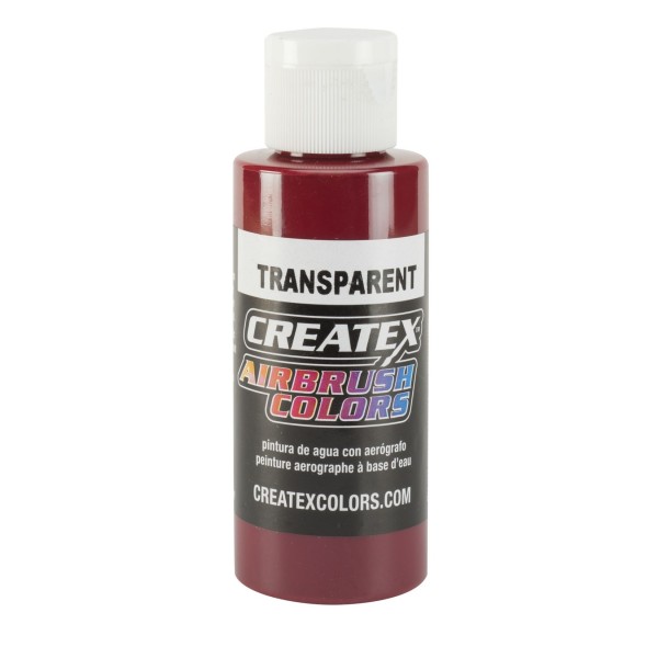 Createx 5124 - Airbrush Colors - Airbrush Paint - TRANSPARENT DEEP RED - 60ml