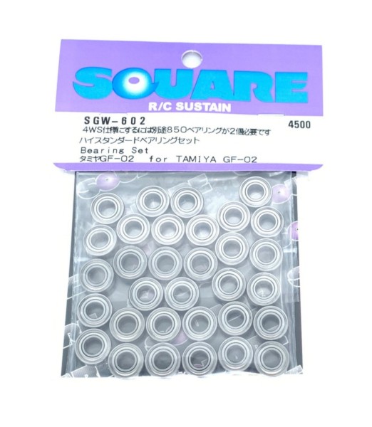 Square SGW-602 - Tamiya GF-02 - Ball Bearing Set 5x11x4mm (32 bearings)