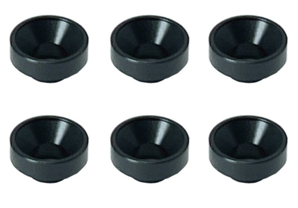 Square SGX-119BK - Alu Servospacer - M3 - BLACK (6 pieces)