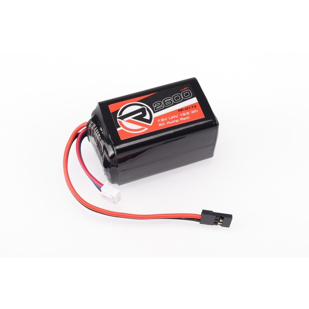Ruddog Products 0173 - TX / RX LiPo Battery - 2600mAh 7.6V - Hump Pack