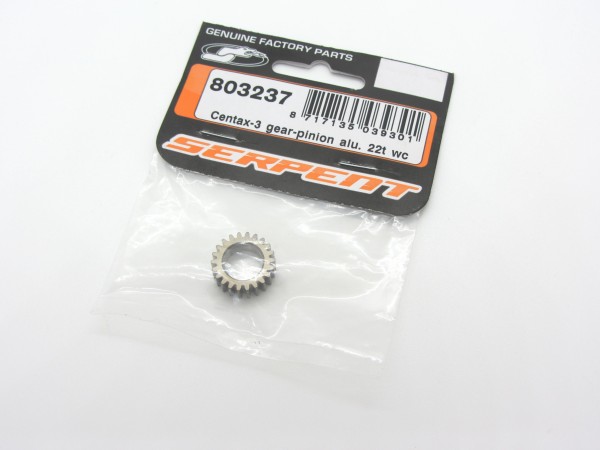 Serpent 803237 - Centax-3 gear-pinion alu. 22t wc