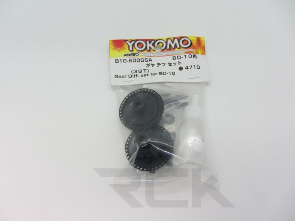 Yokomo B10-500GSA - BD10 - Gear Diff Set - 38T