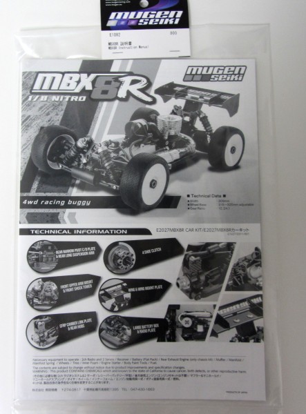 Mugen E1082 - MBX-8R - Instruction Manual