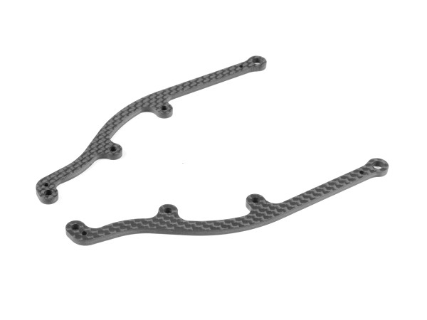 XRAY 376332 - X1 2024 - Carbon Seitliche Streben 2.5mm - Rechts + Links