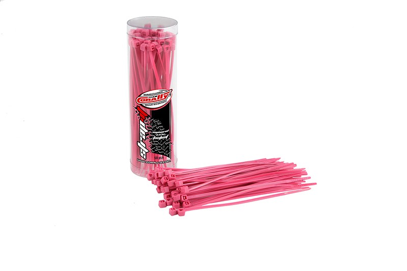 Corally 50504 - STRAP-IT - Cable fixer - pink - 2.5x100mm ( 50 pieces)