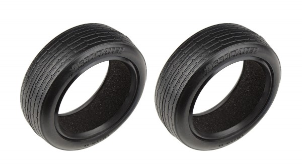 Team Associated 71075 - DR10 - Drag Front Tires black (2 pieces)