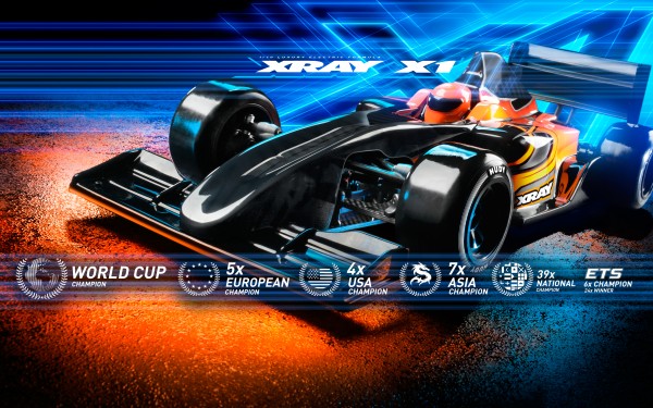 XRAY 370708 - X1 2024 - 1:10 Formula One - Car Kit