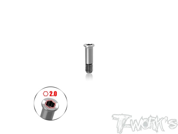 T-Work's TP-800R-D - Titanium Belt Tension Bearing Screw (ST59) for Awesomatix A800R (1 pc)
