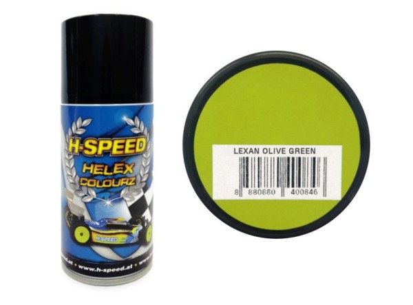 H-Speed HSPS020 - Polycarbonate Colour Olive Green 150ml