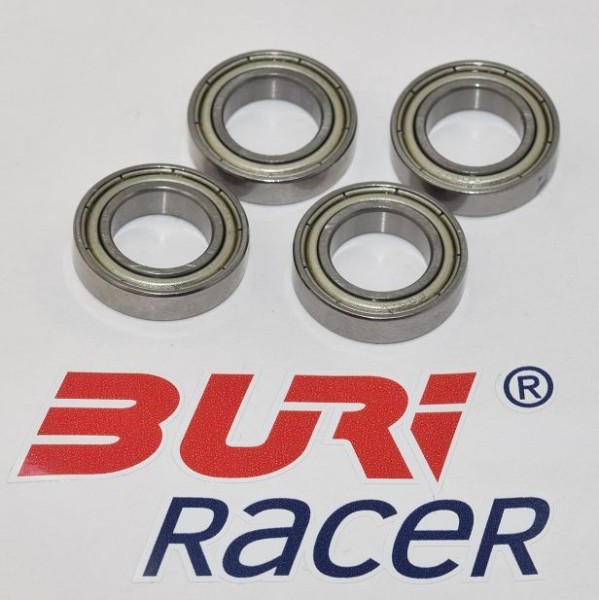 BURI Racer E10486 - E2.12- Ball Bearings - 12x21x5mm (4 pieces)