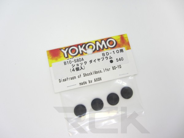 Yokomo B10-S8DA - BD10 - Dämpfer Membrane (4 Stück)