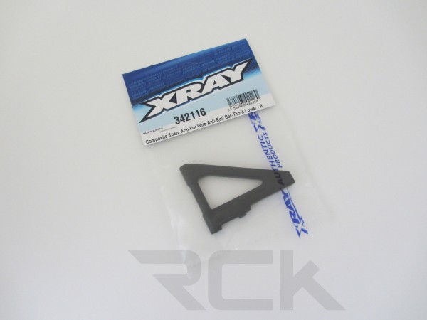XRAY 342116 - RX8 2023 - Composite Suspension Arm for Wire Anti-Roll Bar - Front Lower - Hard