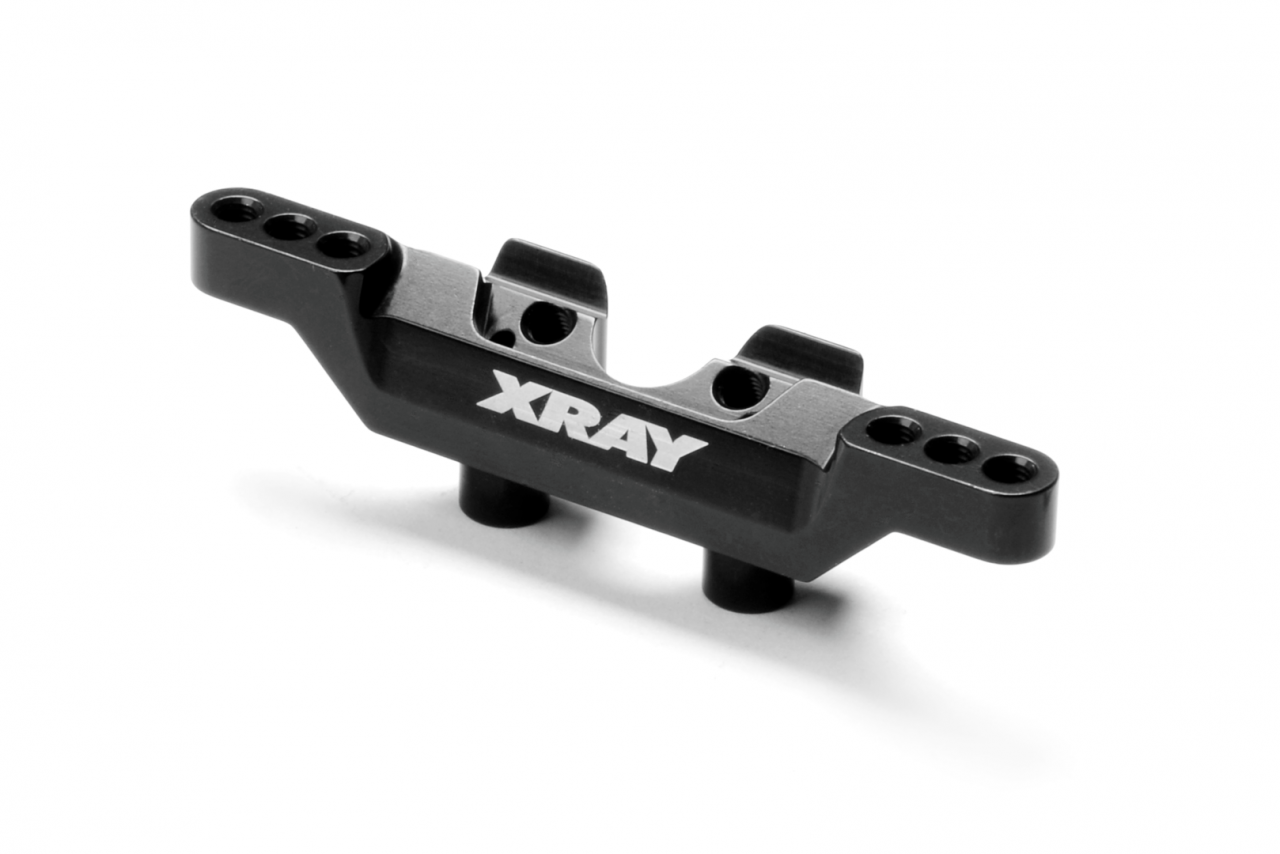 XRAY 322043 - XB2 2020 - Roll Center Halter vorne Alu für Stabi - breit