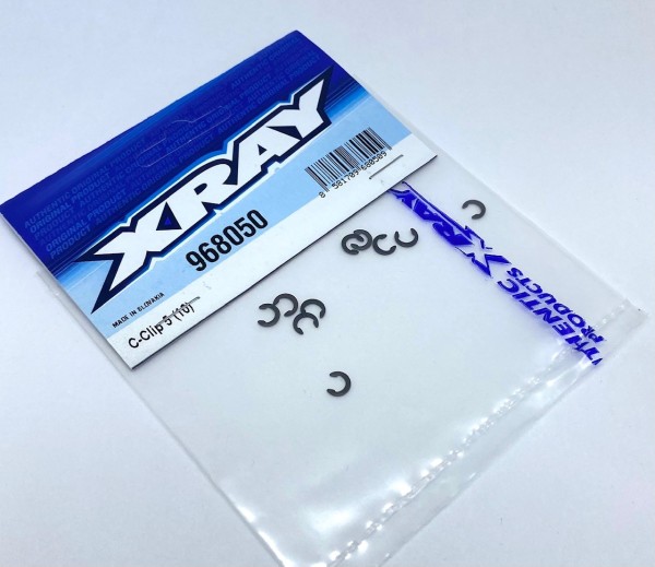 XRAY 968050 - C-Clip - 5.0mm (10 Stück)