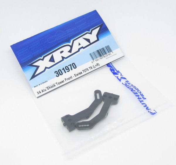 XRAY 301970 - X4 - Alu Shock Tower Front (left + right)