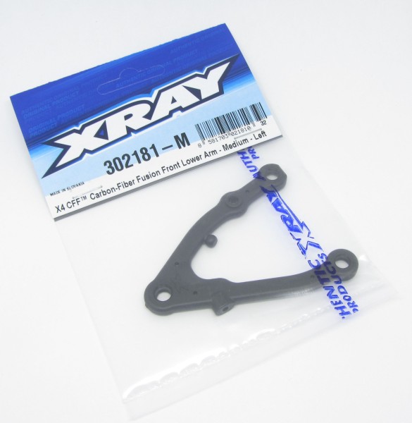XRAY 302181-M - X4 - CFF Querlenker unten - vorne links - MEDIUM (1 Stück)