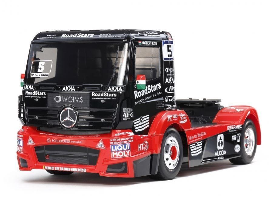 Tamiya 58683 - Mercedes Benz Actros MP4 Racetruck - Team MB Motorsport - TT-01E Baukasten