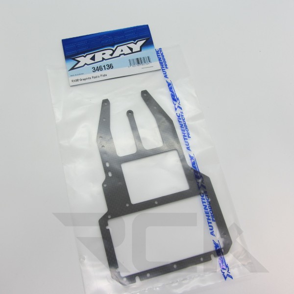 XRAY 346136 - RX8E - Carbon Radio Platte