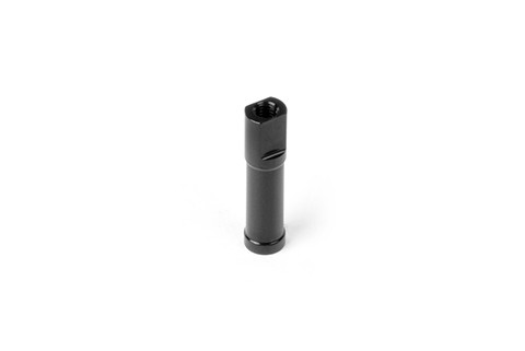 XRAY 376367 - X12 2021 - Alu Pfosten - 22.5mm - SCHWARZ (1 Stück)